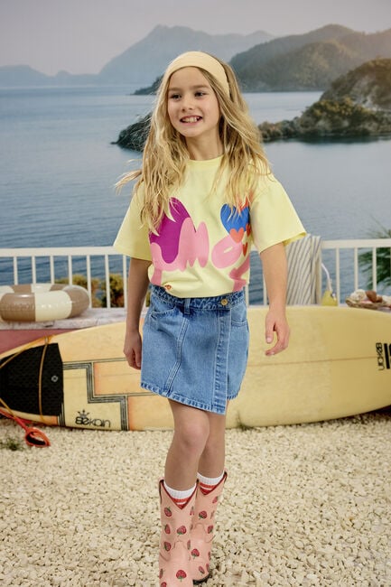 Blauwe Z8 Minirok ALINA - large