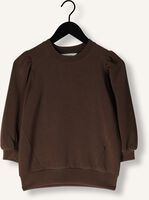 Bruine SELECTED WOMEN Top SLFTENNY 3/4 SWEAT TOP Bruine SELECTED WOMEN Top SLFTENNY 3/4 SWEAT TOP - medium