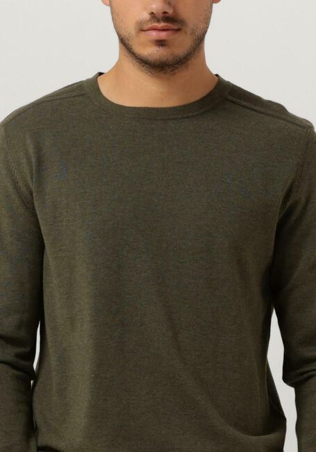 Groene SELECTED HOMME Trui SLHBERG CREW NECK NOOS - large