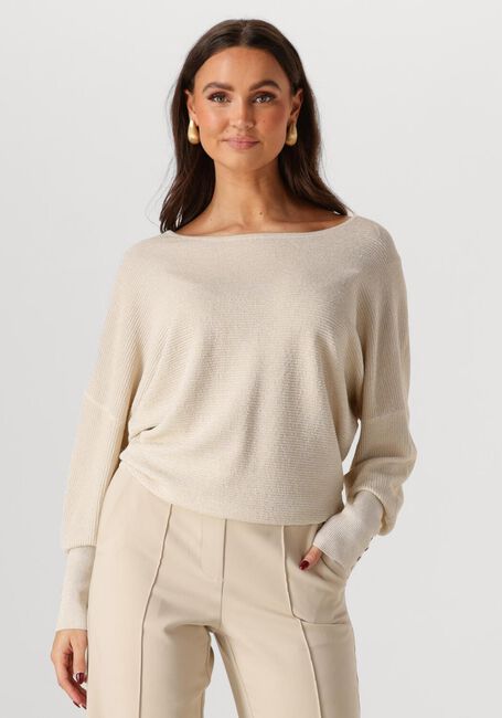 NUKUS Pull BATWING PULLOVER LUREX Blanc - large