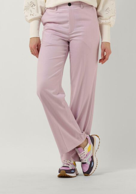 SCOTCH & SODA Pantalon EDDIE - HIGH-RISE WIDE LEG TROUSERS Lilas - large
