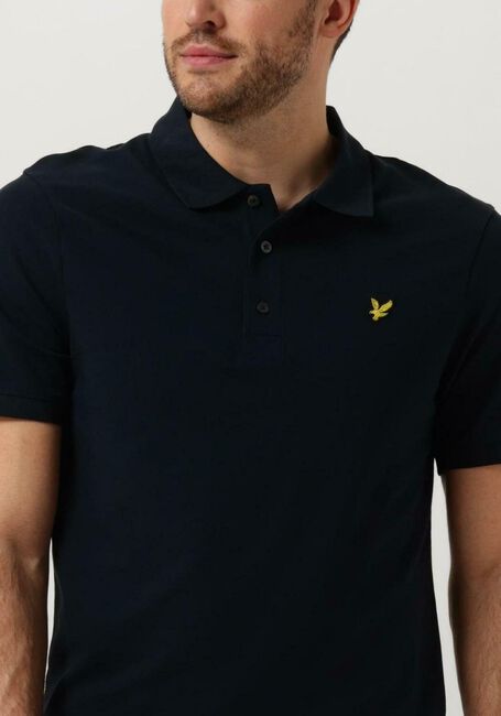 LYLE & SCOTT Polo PLAIN POLO SHIRT Bleu foncé - large