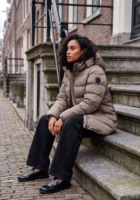 Taupe AIRFORCE Gewatteerde jas JADE JACKET - large