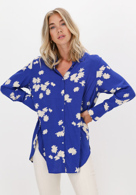 MODSTRÖM Blouse MINA PRINT SHIRT Cobalt - large