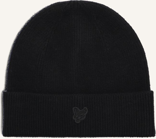 Zwarte LYLE & SCOTT Muts TONAL EAGLE BEANIE Zwarte LYLE & SCOTT Muts TONAL EAGLE BEANIE - large