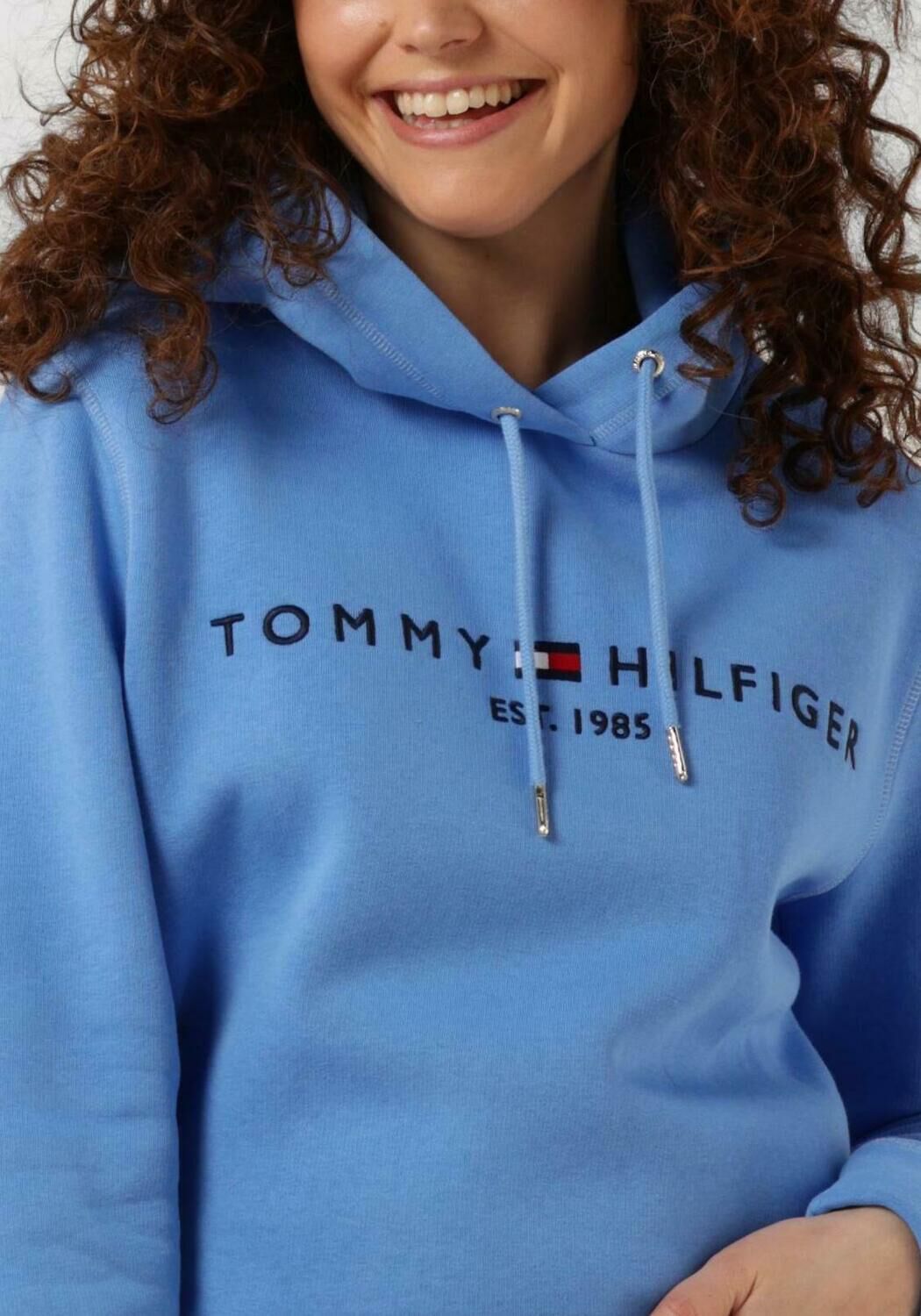 Tommy jeans trui blauw sales