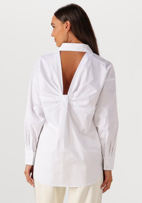 Witte HAUTE L'AMITIÉ  TWIST BOW SHIRT - large