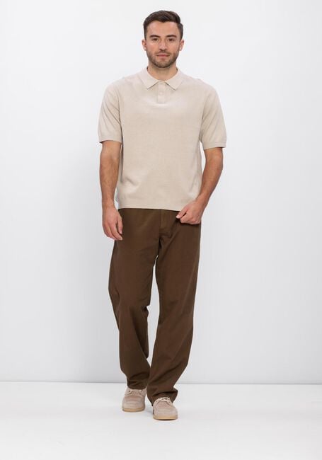 FOR&Eacute;T Polo SEA COTTON LINEN SS POLO en beige - large