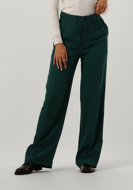 VANILIA Pantalon large CREPE CLEAN CHINO en vert - large