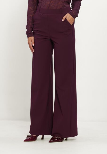 STUDIO ANNELOES Pantalon LEXIE BONDED TROUSERS Bordeaux - large