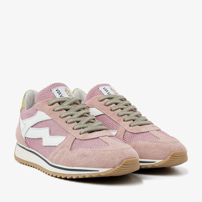 VIA VAI Baskets basses MIKKI ALEX en rose - large