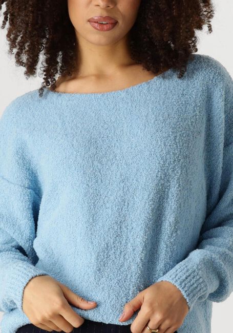 NUKUS Pull MATILDE PULLOVER BOUCLE en bleu - large
