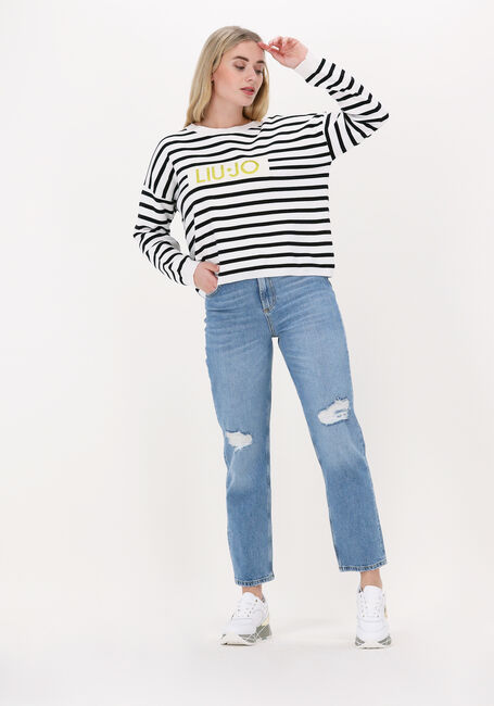 LIU JO Pull MAGLIA CHIUSA M/L PORTALOGO en blanc - large