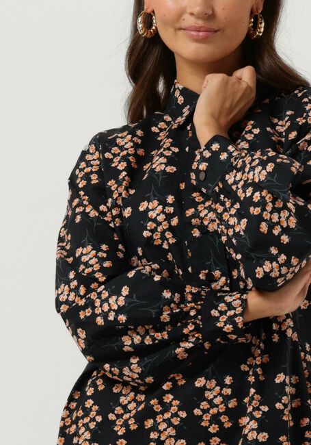 SECOND FEMALE Mini robe CLAUDE TUNIC DRESS en noir - large