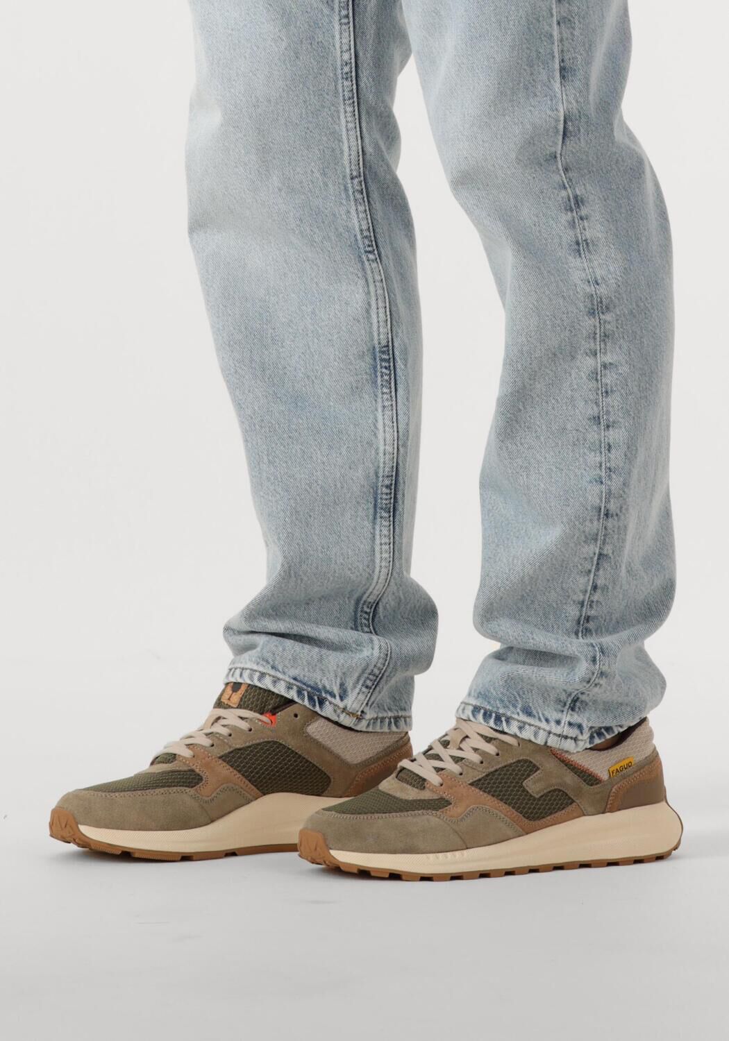 Groene FAGUO Sneakers LIMWOOD SYN WOVEN - large