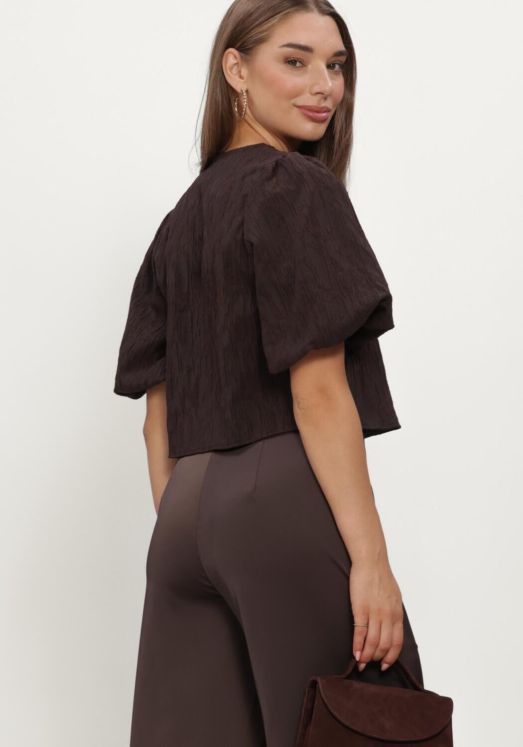Bruine Y.A.S.  YASMINU 2/4 SHORT TOP - large