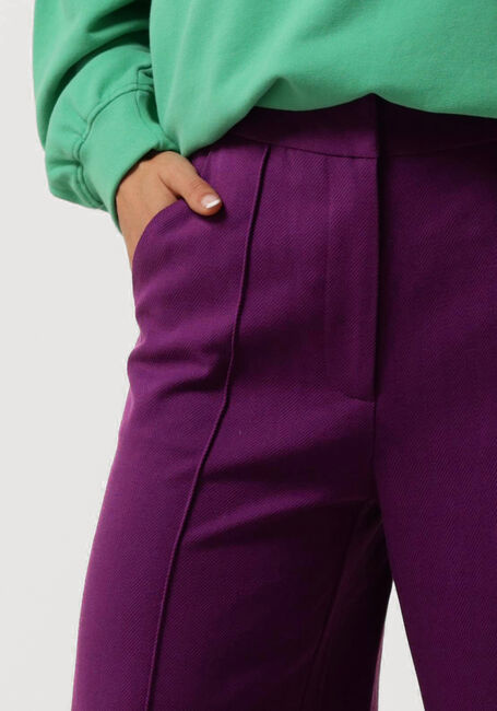 Paarse HARPER & YVE Wijde broek HOLLY-PA - large