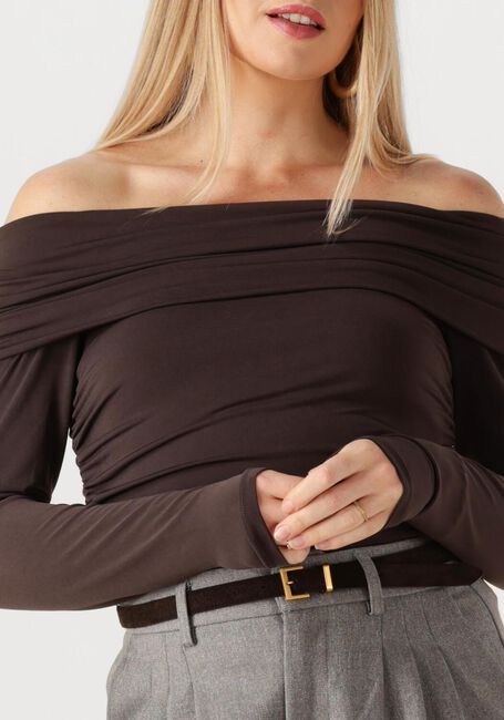 NOTRE-V Haut NV-GELINA en marron - large