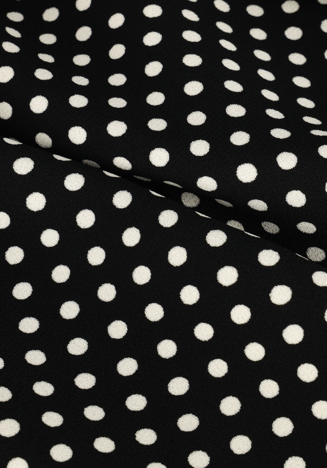 Zwarte VANILIA Mini jurk DOTTED SHIRT DRESS - large