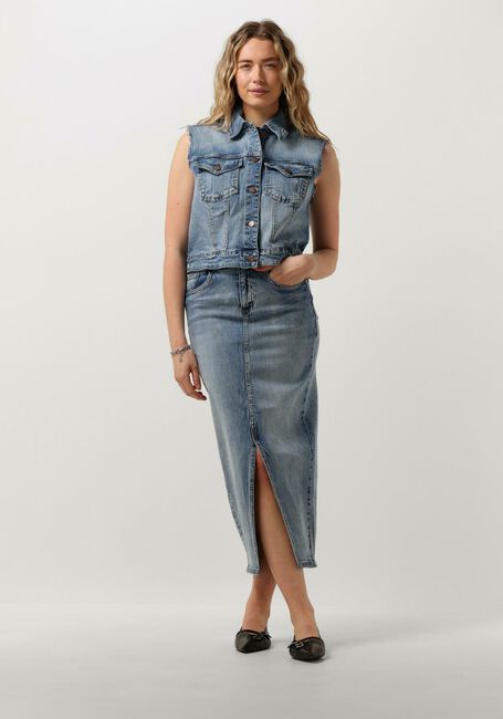 MY ESSENTIAL WARDROBE Jupe midi DANGOMW 144 LONG SKIRT Bleu clair - large