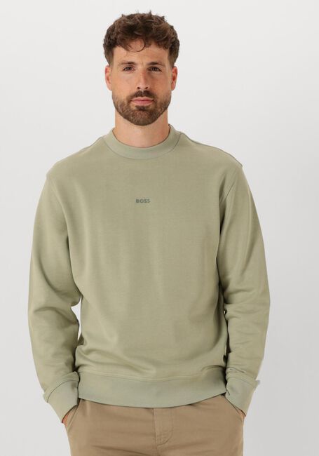 BOSS ORANGE Chandail WESMALLCREW 10244192 01 Olive - large