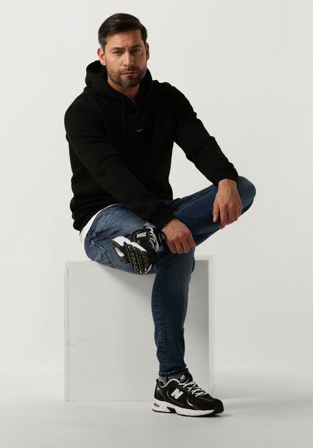 PURE PATH Chandail ESSENTIAL LOGO HOODIE en noir - large