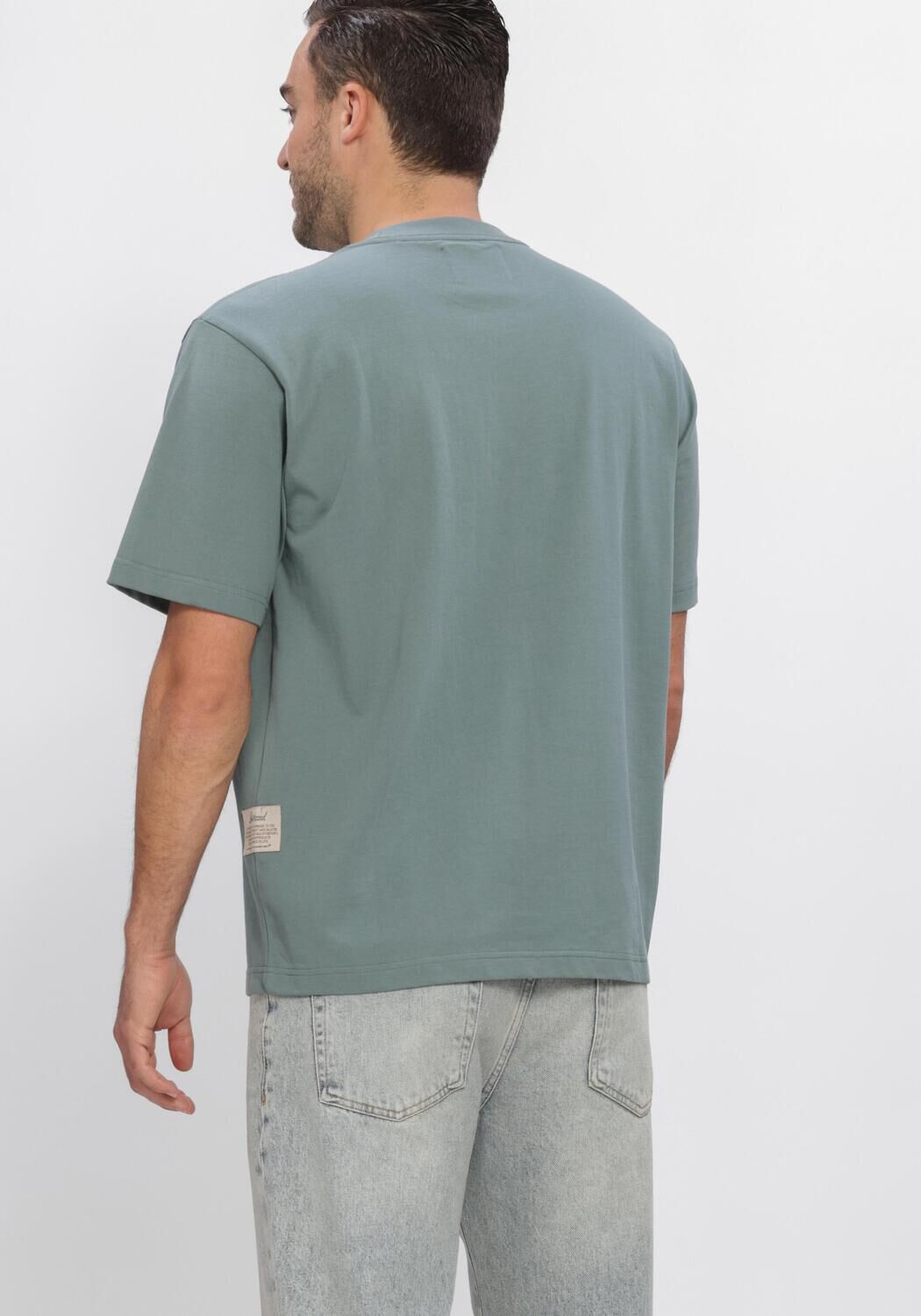 Groene DSTREZZED Polo COLLIN ARTWORK TEE - large