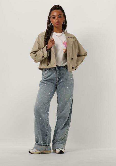 YDENCE T-shirt T-SHIRT HAPPY VIBES Blanc - large