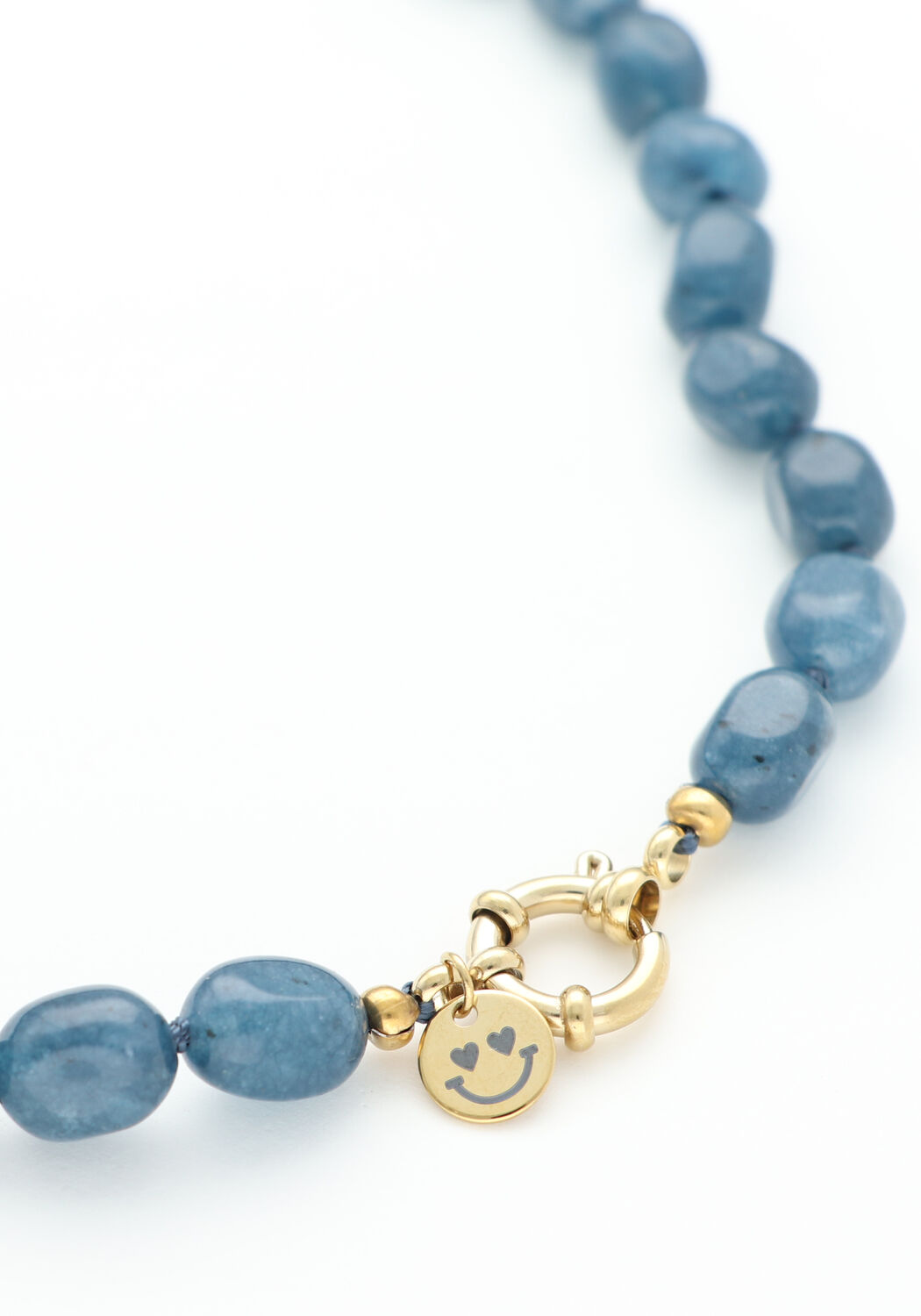 Blauwe BONNIE STUDIOS Sieraad BOBBY NECKLACE - large