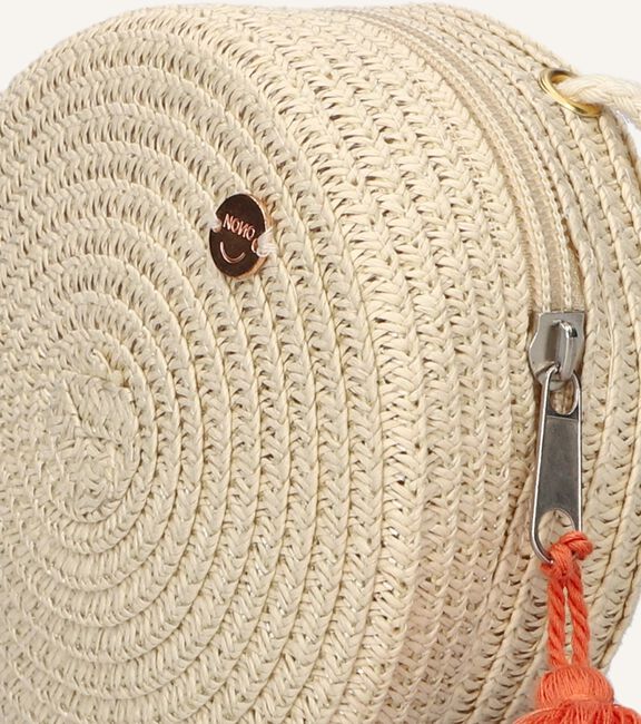 Ecru NONO Schoudertas TOMA ROUND CORD BAG Ecru NONO Schoudertas TOMA ROUND CORD BAG - large