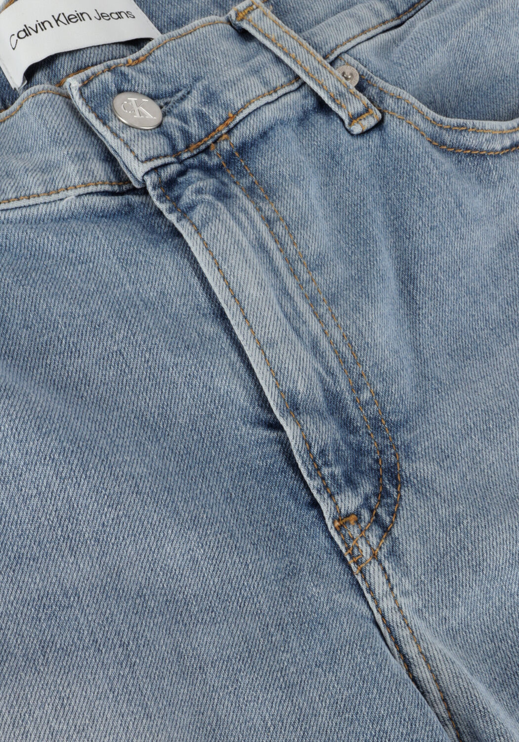 CALVIN KLEIN SLIM SHORT Jeans en bleu - large