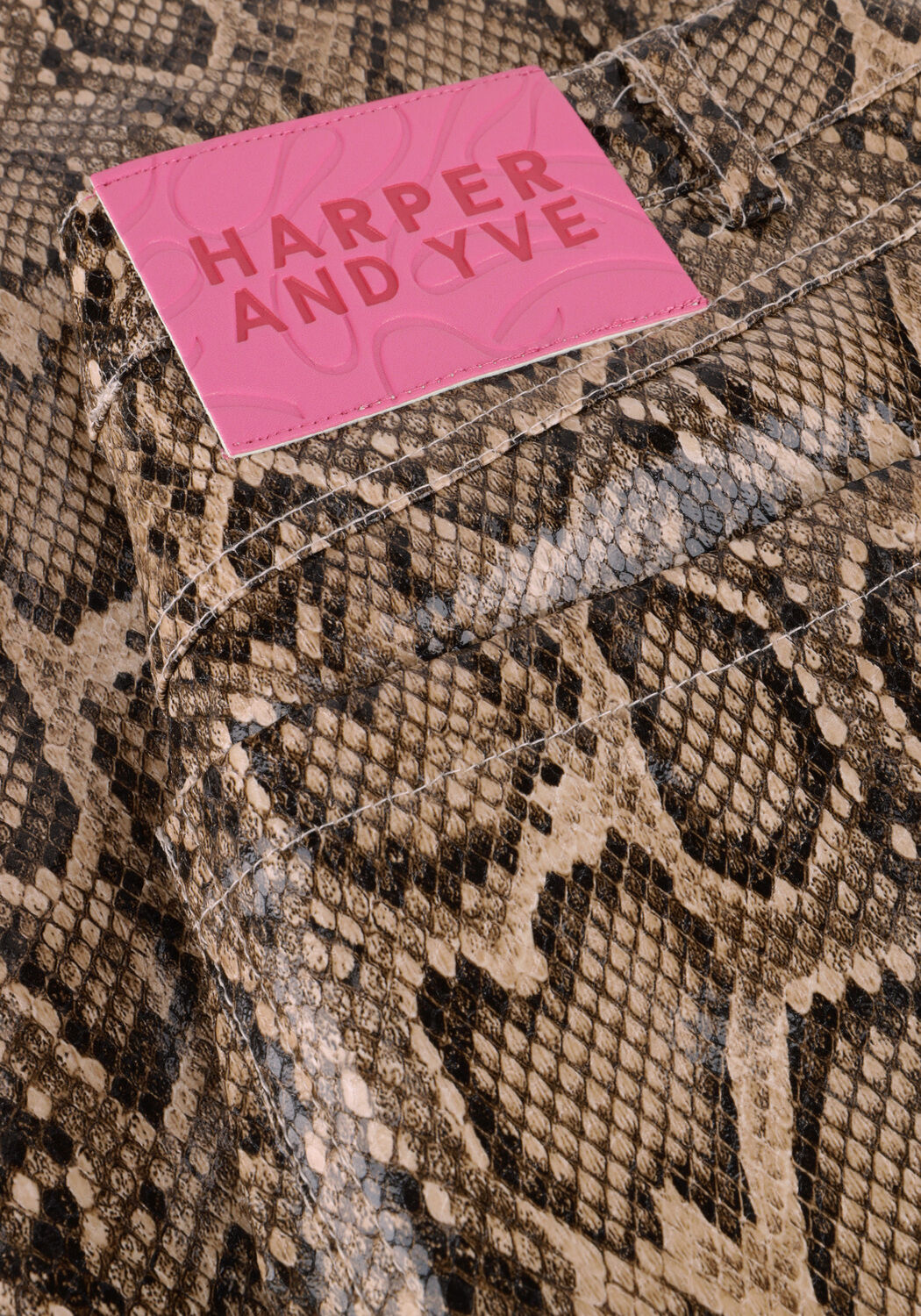 Bruine HARPER & YVE Wijde broek SAMMY-PA - large