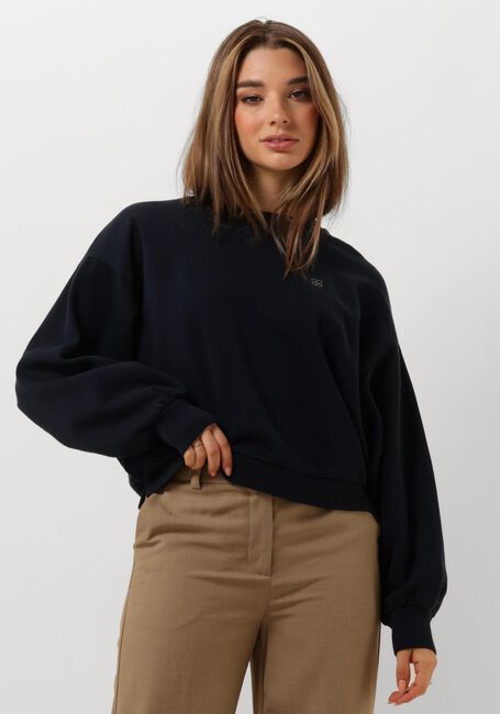 BY-BAR Pull BIBI LUCKY CURVE SWEATER Bleu foncé - large