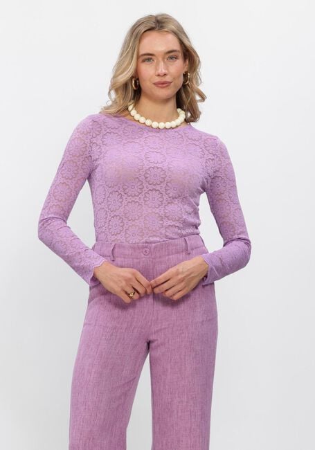 Paarse YDENCE Trui TOP LOIZA - large
