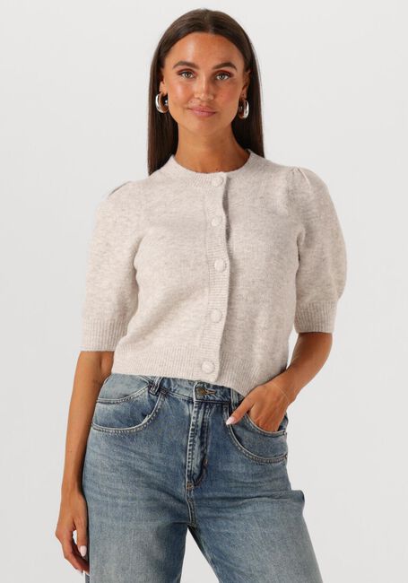 NEO NOIR Gilet TRUDY KNIT CARDIGAN Écru - large