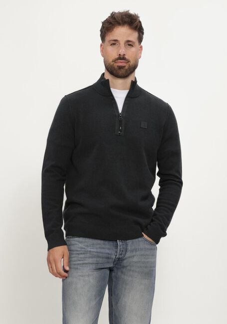 BUTCHER OF BLUE Trui CLIFDEN HALFZIP - large