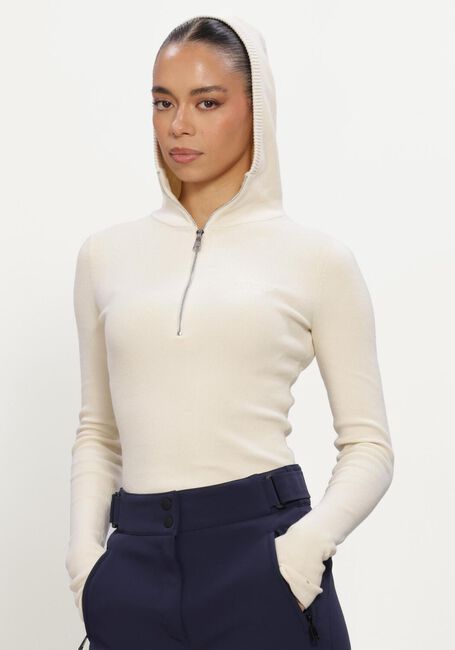 AIRFORCE Pulls de sport BALACLAVA ZIP PULLY Cr&egrave;me - large