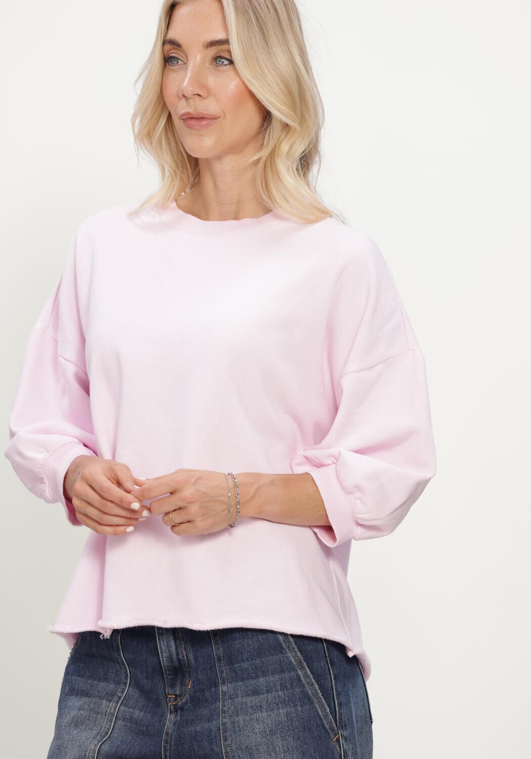 CIRCLE OF TRUST Haut KENZIE SWEAT Rose clair - large