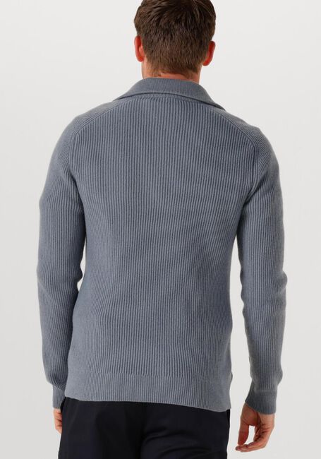PROFUOMO Pull PULLOVER HALF ZIP en gris - large