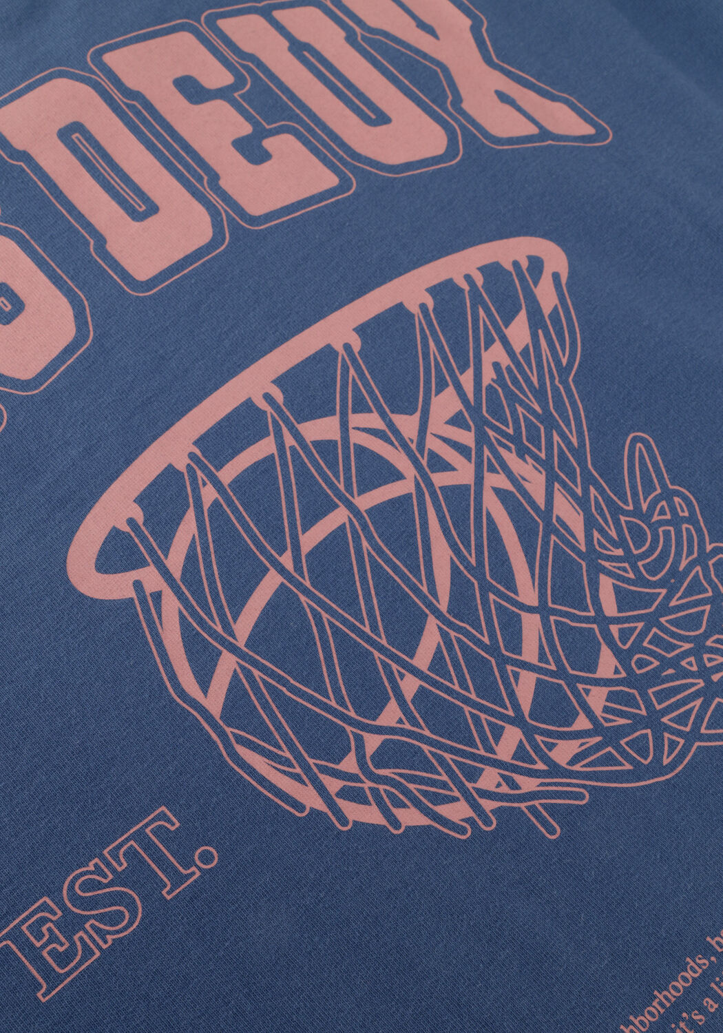 LES DEUX T-shirt BRADY HOOP T-SHIRT en bleu - large