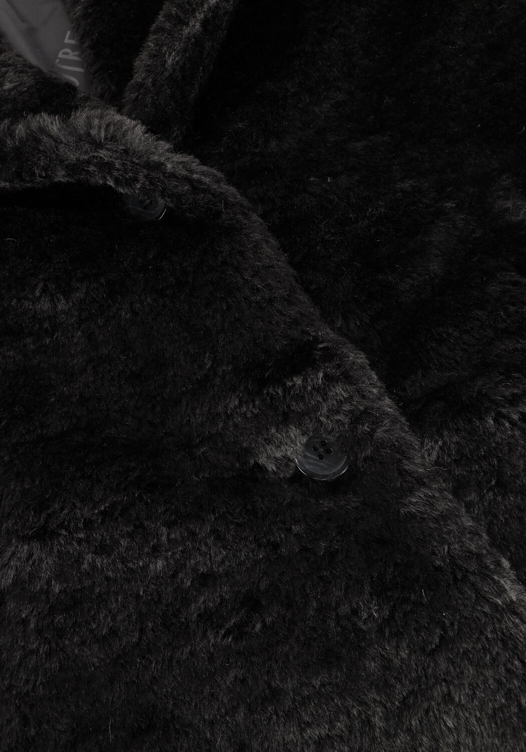 NOTRE-V Manteau en fausse fourrure NV-ECRIN en noir - large