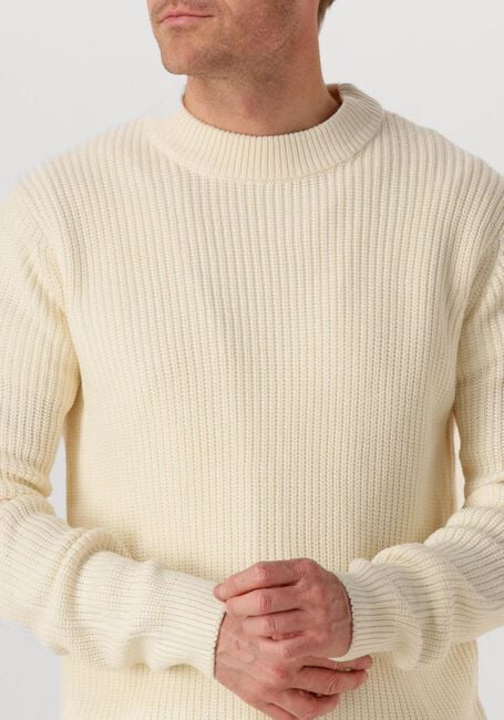 DSTREZZED Pull CREW RIBKNIT Blanc - large