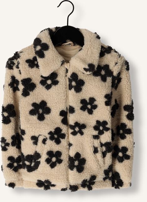 Beige DAILY7 Faux fur jas TEDDY FLOWER JACKET Beige DAILY7 Faux fur jas TEDDY FLOWER JACKET - large