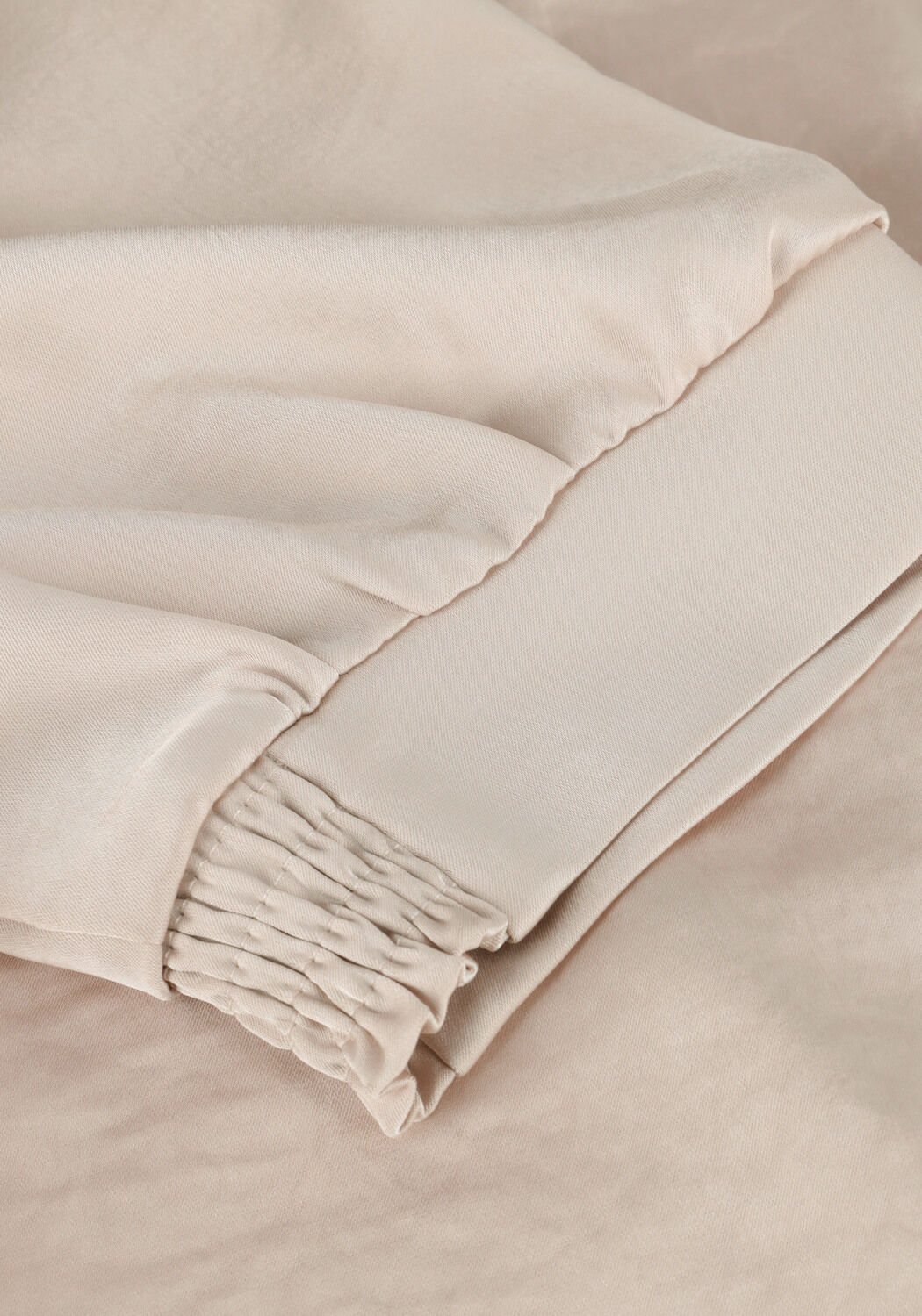 Beige NEO NOIR  ROELLA HEAVY SATEEN BLOUSE - large