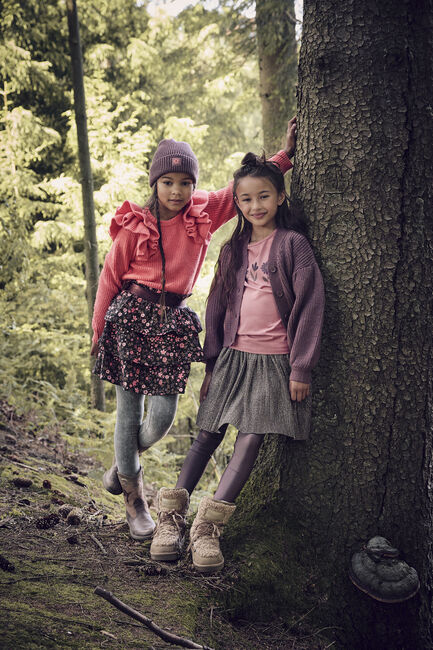 Z8 Mini-jupe FRIDA en violet - large