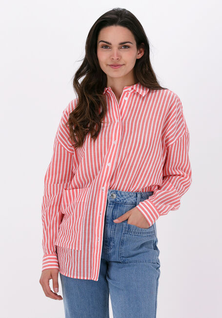 JUST FEMALE Blouse OCEAN SHIRT en rouge - large