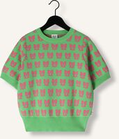 CALL ME FRANKIE Pull BOW KNITTED T-SHIRT en vert CALL ME FRANKIE Pull BOW KNITTED T-SHIRT en vert - medium