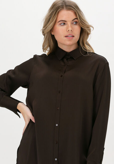 NEO NOIR MARGIT CREPE SATIN BLOUSE Blouses en marron - large