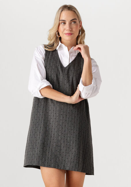 Grijze NEO NOIR Mini jurk CAILA MINI DOT DRESS - large