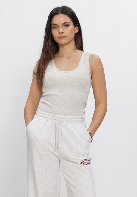ALIX THE LABEL Haut LADIES KNITTED RIB TANKTOP Gris clair - large